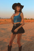 MAXIE DENIM TOP