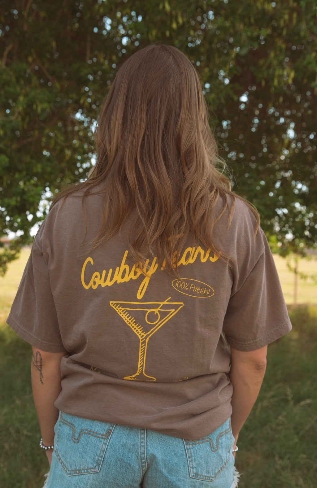 COWBOY TEARS TEE