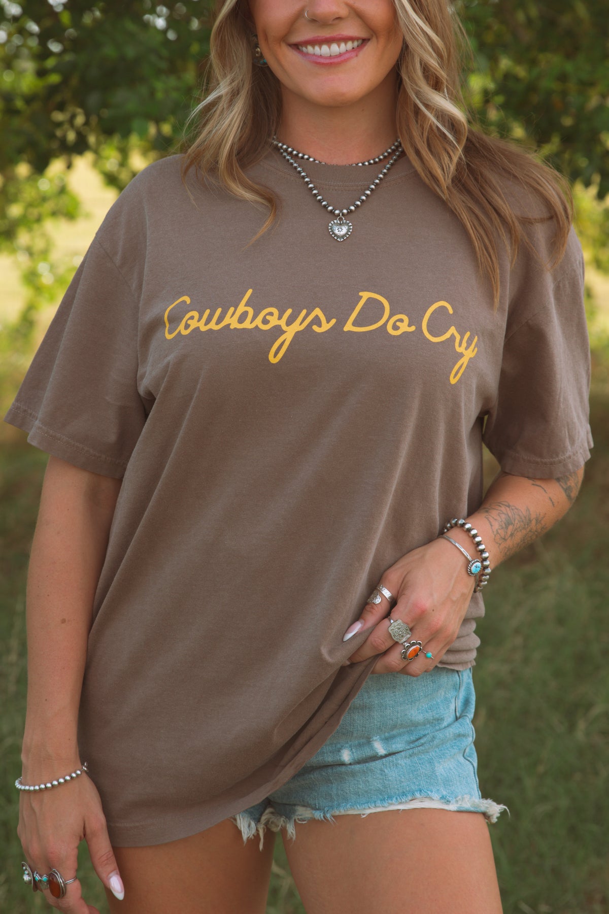 COWBOY TEARS TEE